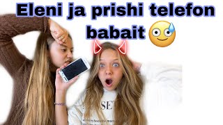 Eleni ja prishi telefon babait|prank shkoi keq||SEZ🇦🇱