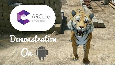AR Core By Google | Demonstration On Android Mobile