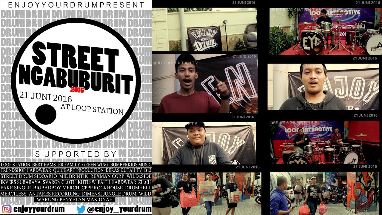 ENJOY YOUR DRUM STREET NGABUBURIT 2016 