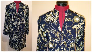 تفصيل و خياطة بلوزة للمحجبات خطوة بخطوة للمبتدئات