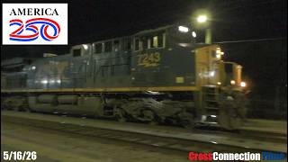 CSXT I031-16 SB Double Stack Train | CSX  7243 CM44AC & 3425 ET44AH W/ A Great Sounding 2nd Gen K5LA