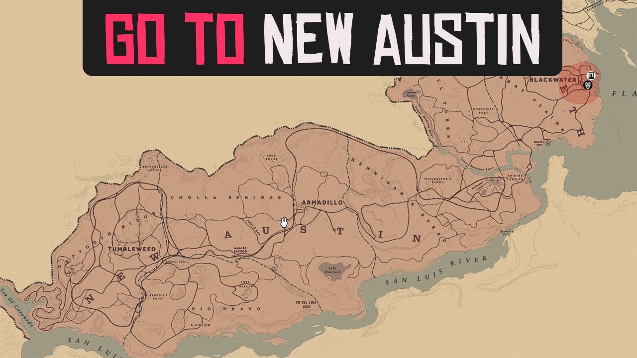 A legal way to go to Now Austin and Blackwater with Arthur Morgan ...