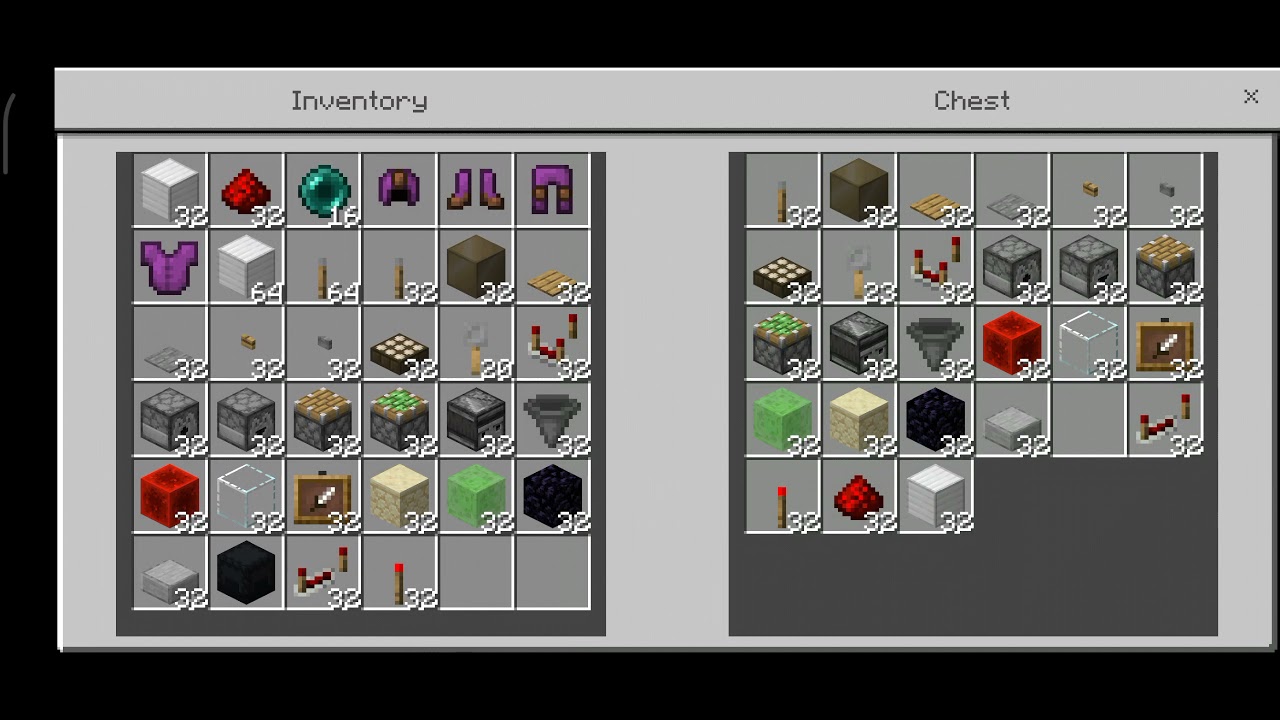 hidden furnace crafting table and chest - YouTube