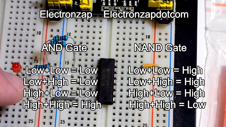 SN74HC00N integrated circuit IC quad NAND gate circuit test