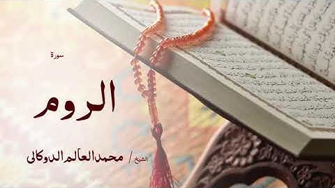 30 سورة الروم  بصوت القارئ الشيخ محمد العالم الدوكالى
