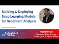 Building deep learning models for sentiment analysis  datahour by prashant sahu
