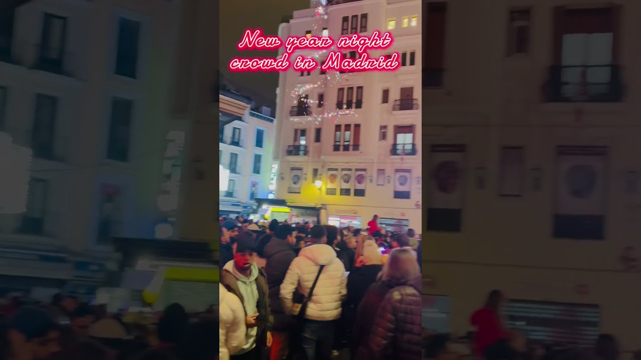 Madrid new year 2024 