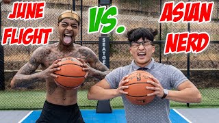 Flight Reacts BULLIES Asian Nerd in 1v1 Basketball Game! *UNRELEASED JUNE FOOTAGE @FlightReacts