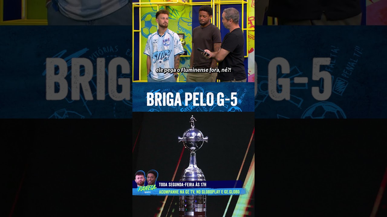 QUEM VAI TERMINAR NO G-5 DO CAMPEONATO BRASILEIRO? | Panela sportv | #shorts | sportv