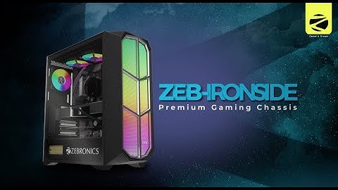 Zeb Ironside – Premium Gaming Chassis | Zebronics