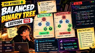Balanced Binary Tree | LeetCode 110 Solution in Java | Recursion