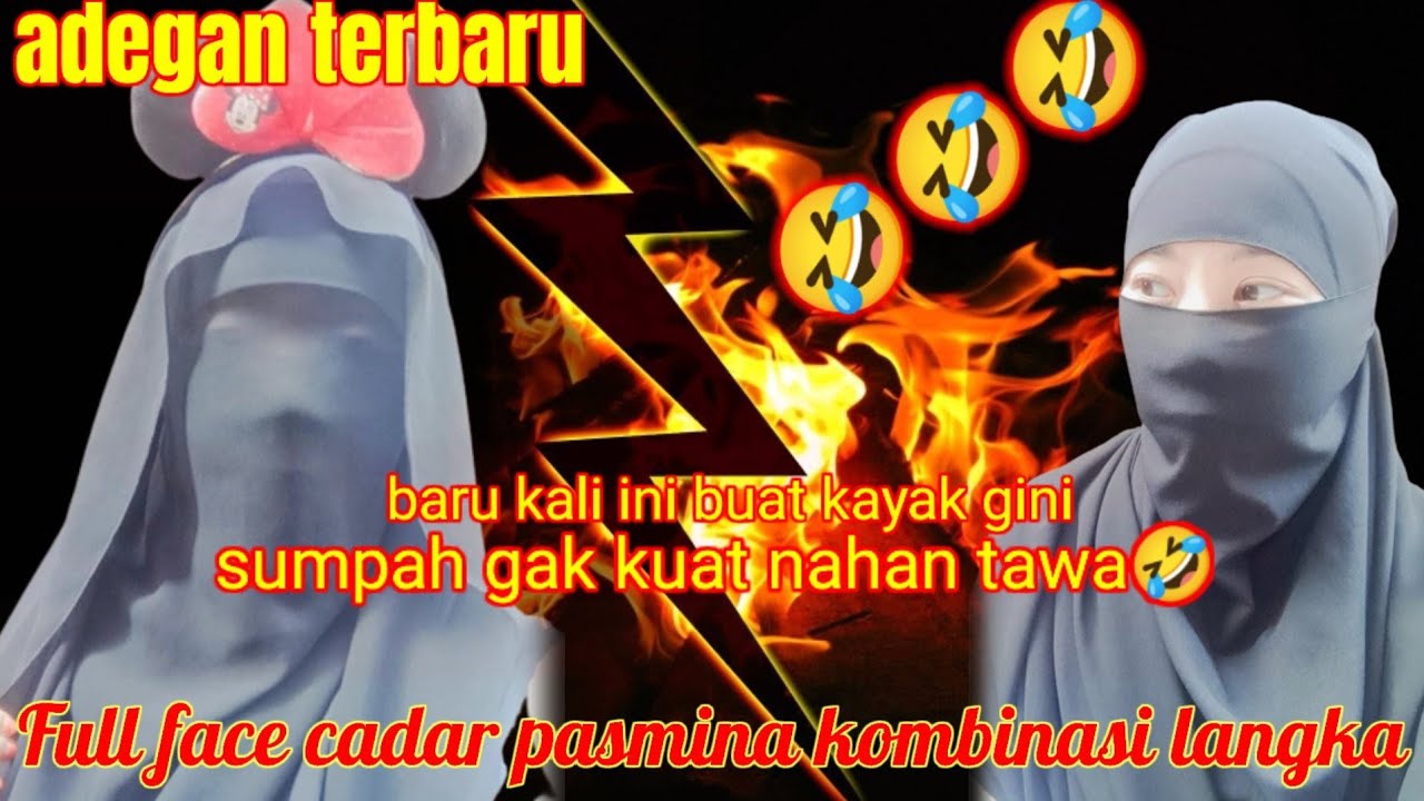FULL FACE CADAR DARI PASMINA KOMBINASI CHALLANGE YANG SANGAT LANGKA