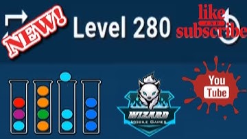 Ball Sort Puzzle Level 280 Color Sorting Games Level 280