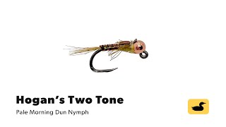 Fly Tying Tutorial: Hogan's Two Tone (Pale Morning Dun Nymph)
