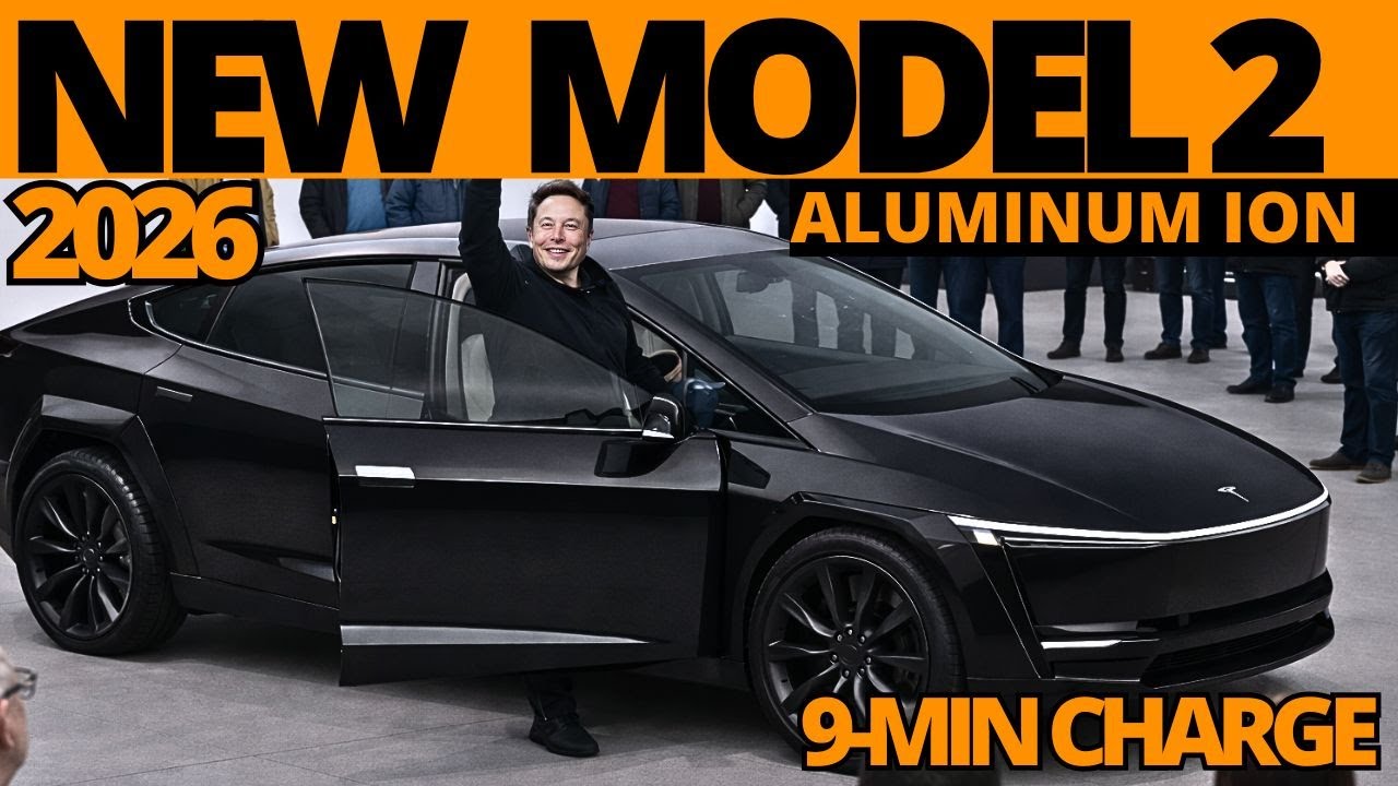 Новая Tesla Model 2 Senior Edition с алюминиево-ионным двигателем — 13 500 долларов! Быстрая заря...