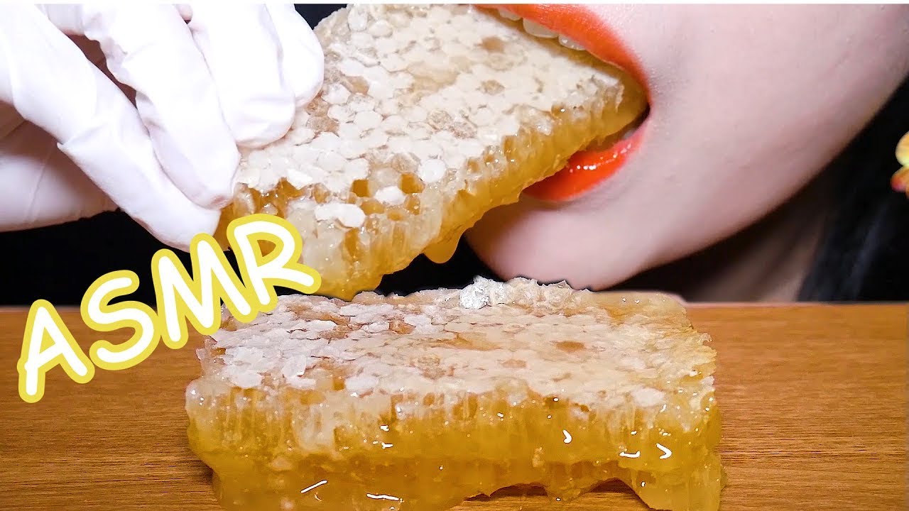 [ASMR] HONEYCOMB EATING SOUNDS│벌집꿀│Mukbang│먹방│리얼사운드