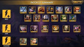 SMITE: Path Notes Review - Patch 5.1 - Season 5!