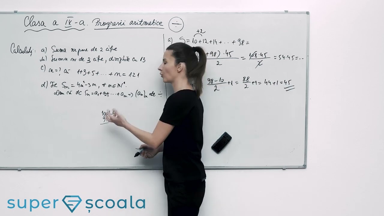 Clasa a IX-a - Progresii aritmetice - P3