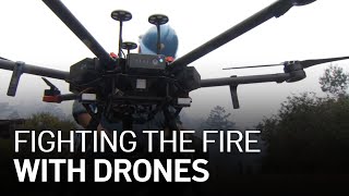 Drones Help Firefighters Battle Woodward Fire in Marin County