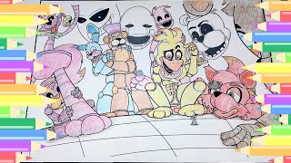 Coloring Pages - Five Nights at Freddy's (FNaF) 4 |  Wonder Day  #part2 screenshot 2