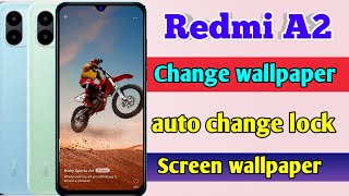 how to change lock screen wallpaper in redmi a2 | redmi a2 change wallpaper screenshot 5