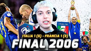 DAVOO XENEIZE REACCIONA AL FRANCIA 1 (3) ITALIA 1 (5) - FINAL DEL MUNDIAL 2006