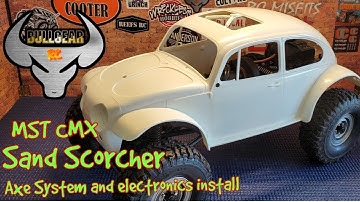 MST CMX Sand Scorcher Build Part 4 Axe system and electronics mounting
