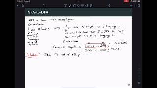 NFAs - Converting an NFA to a DFA Intuitions