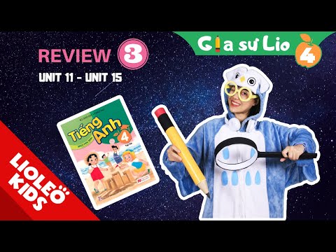 Video Gia sư Lio - Chữa bài tập tiếng Anh lớp 4 - Review 3:... - YouTube