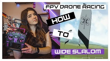 How to Slalom (wide)  - FPV Drone Racing - tutorial in Velocidrone sim 🍿 | MaiOnHigh