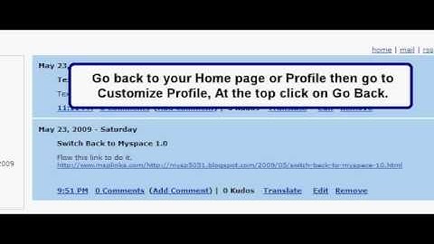 Switch Back to Myspace 1.0 Hack