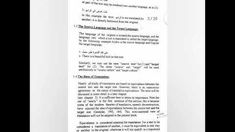 3rd video of Translation/ the source & the the target language, the basis of translation, meaning