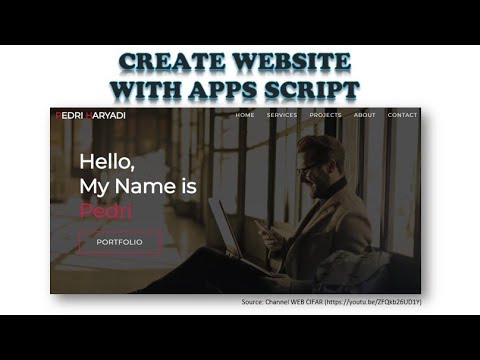 WebApp -  Create Website with Apps Script (Part 1: DEMO)