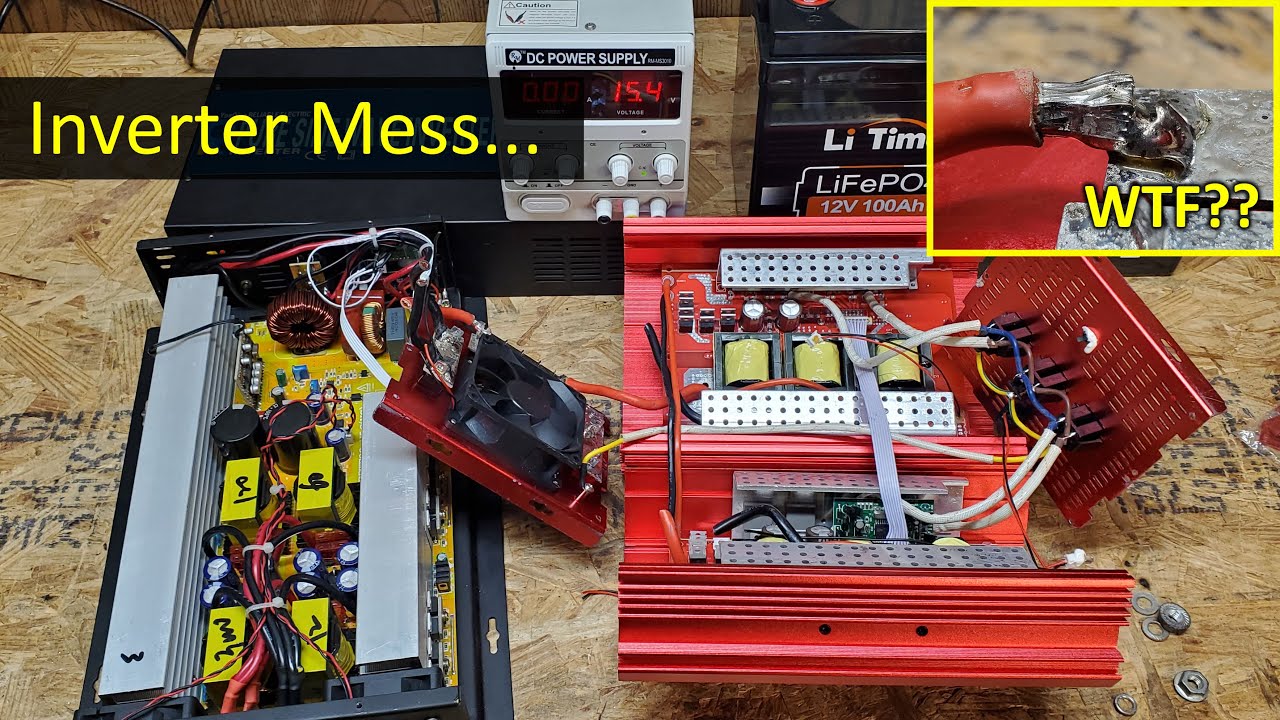 Used WZRELB Inverter Dead on Arrival, Bestek Inverter Disassembly and ...