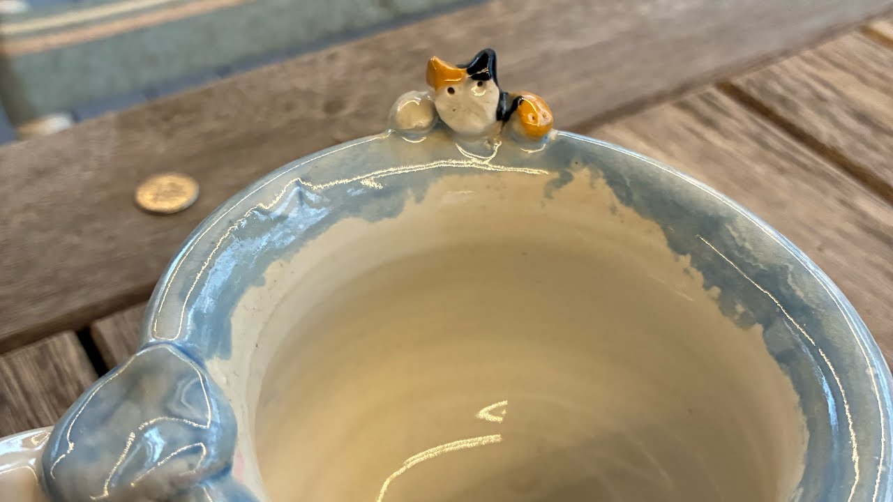 4th Kiln Unload; whales, cats, mugs, Christmas 