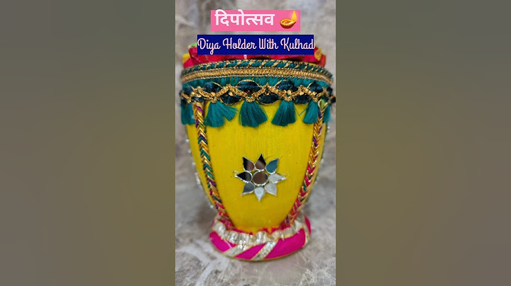 Diya Holder With Kulhad | how to make diya holder with kulhad at home #shorts #viralshort #diwali