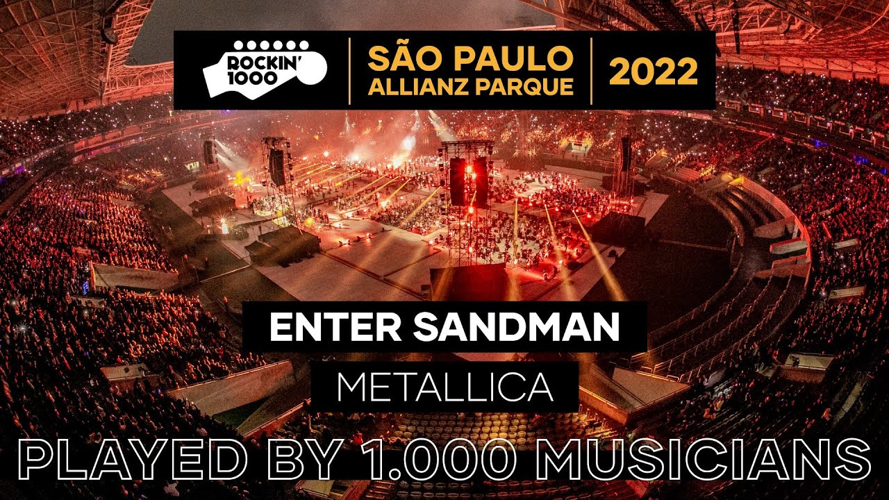 Enter Sandman, Metallica with 1.000 musicians | São Paulo 2022 Enter Sandman, Metallica with 1.000 musicians | São Paulo 2022