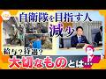 【タカオカ解説】自衛隊を目指す人が減少…他国とあまりに違う待遇 改善すべきは給与?待遇? 本当に「大切なこと」とは…【かんさい情報ネットten.】