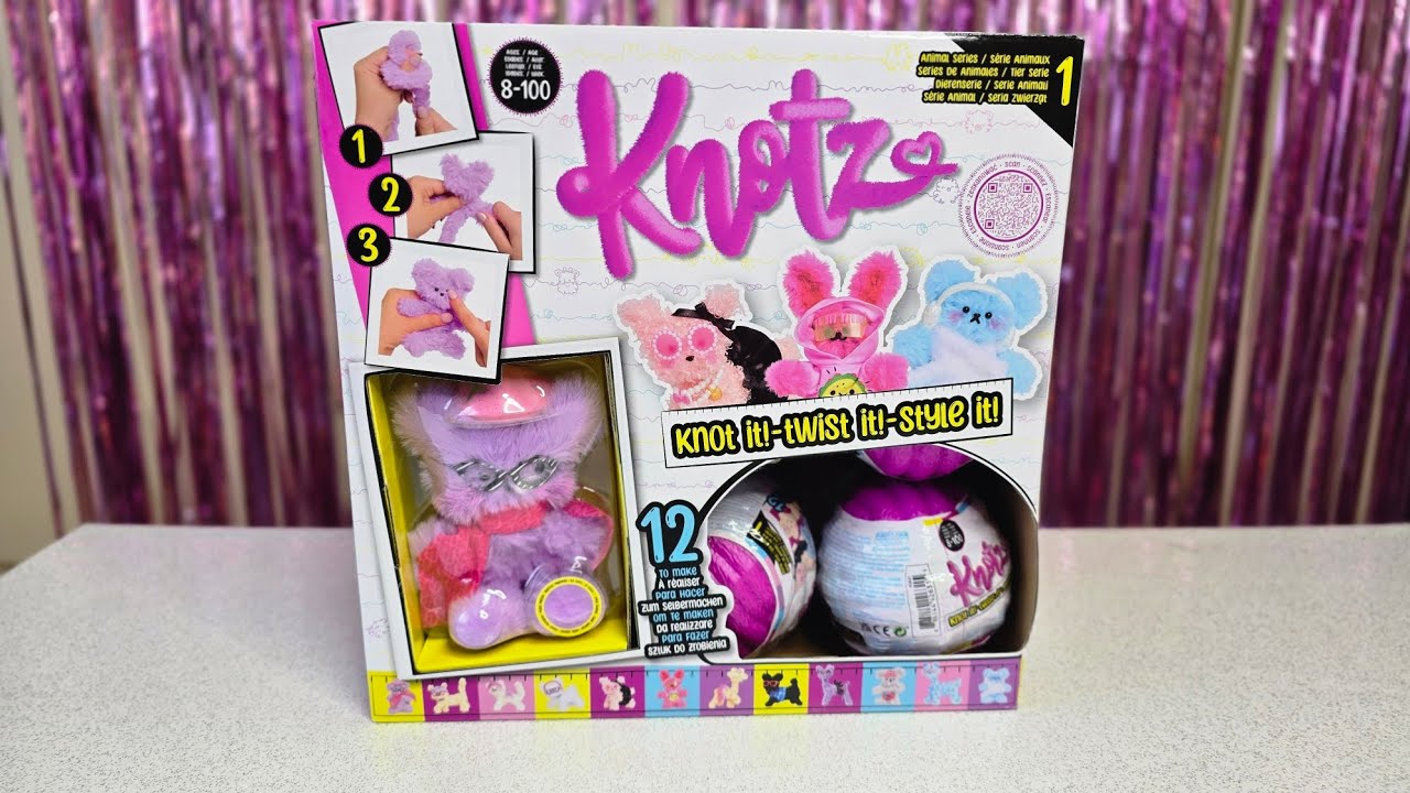 Opening KNOTZ Animals Series 1 - Full Box #gifted - YouTube