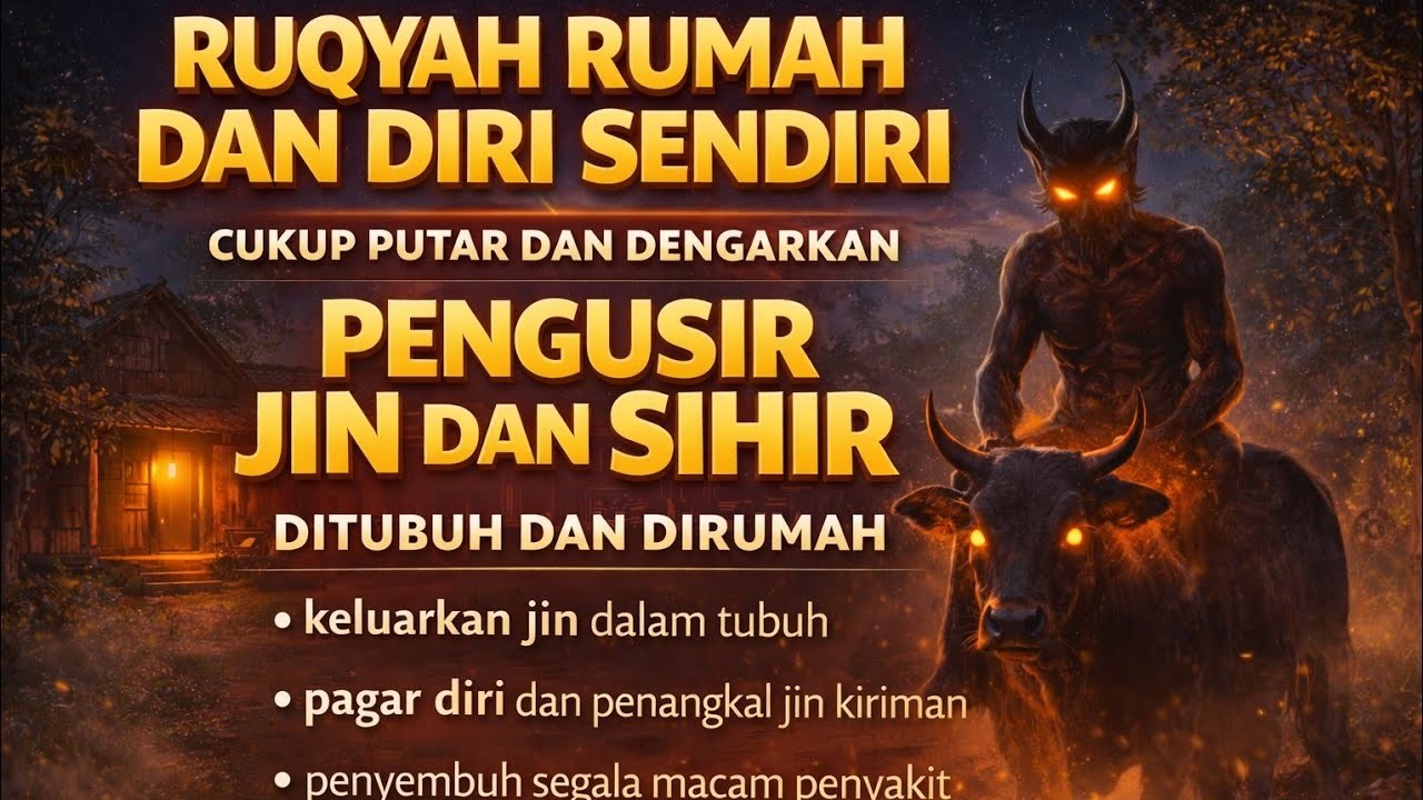 RUQIYAH RUMAH PENGUSIR JIN, SETAN & SIHIR & TUBUH, PENENANG HATI & FIKIRAN l BY ALA AQEL