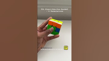 PLL Algorithm - Ga Perm One-Handed #shorts #trending #rubikscube #youtubeshorts #viral #2024