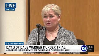 Dee Warner's massage therapist testifies during Dale's murder trial