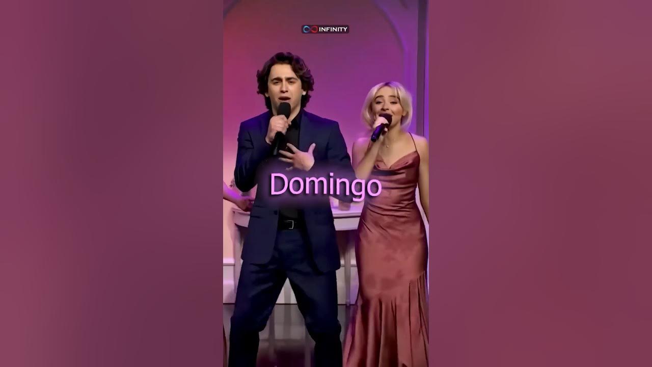 Sabrina Carpenter & Domingo’s Epic SNL Duet! 🎤✨ Sabrina Carpenter & Domingo’s Epic SNL Duet! 🎤✨