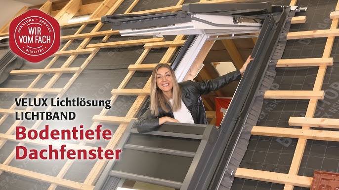 Einbau FHL Plissee | VELUX Sonnenschutz - YouTube