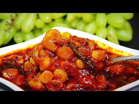 Green Grapes Pickle/Grapes Pickle /Pickle Recipe/Sinuoos Kitchen