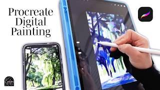 Draw with me on the iPad~🌌✨😶‍🌫️ | Procreate Art 📱✏️ | Artist Life Update 📝🎨🗃️ | CJKKJH