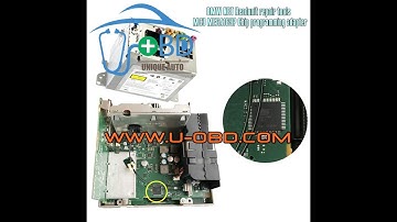 BMW NBT Headunit repair tools MCU MEGA169P chip on board programming VVDIPROG adapter