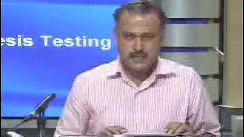 Hypothesis testing MMPC - 005 Quantitative Analysis for Managerial Applications