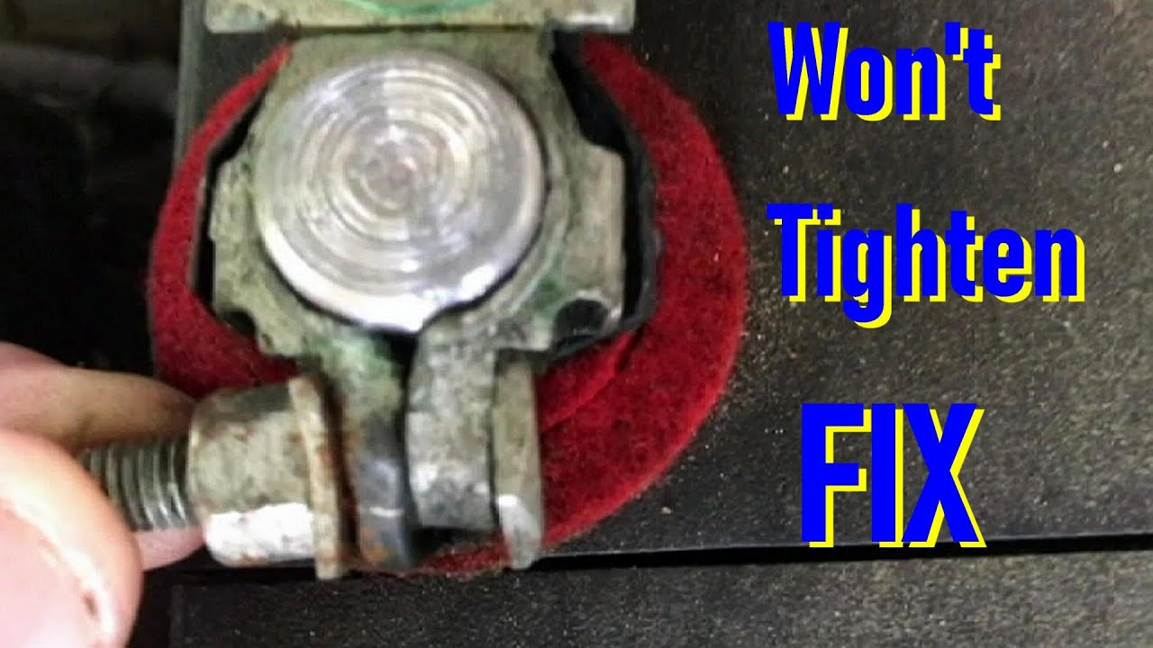 How to Tighten a Battery Terminal  