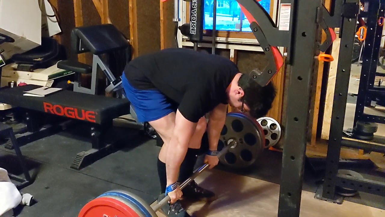 445 lbs (195 kg) deadlifts for 3 YouTube